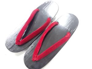 漆塗り　桐下駄(25センチ)